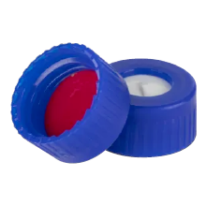 Blue Vial Caps With Red Septa